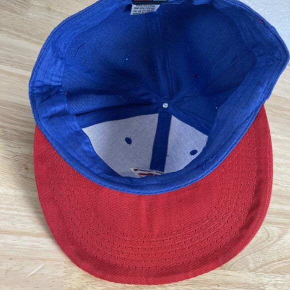 New Era Chicago Cubs 59FIFTY C Red Bill Blue Cap Fitted Men’s Size: 7 1/4 Hat - Picture 6 of 8
